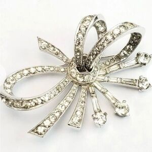 Vintage Signed Kramer of New York Bow Brooch